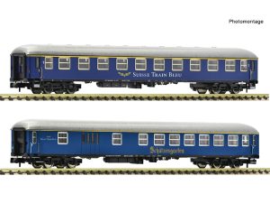 2er Set osobní vůz Suisse Train Bleue Fleischmann 6260083