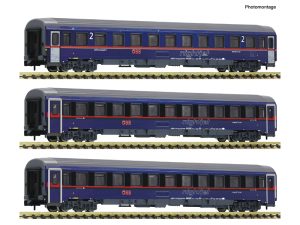 set osobních vozů Nightjet ÖBB Fleischmann 6260084
