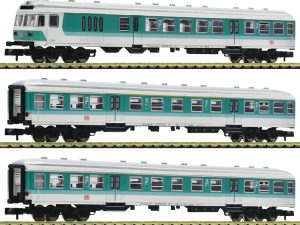 set s řídícím vozem DB AG DCC s osvětlením Fleischmann 6260090