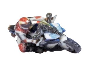 sportovní motocykl v zatáčce, s jezdcem Noch 10902