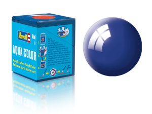 barva Revell akrylová - 36151: lesklá ultramarínová modrá (ultramarine-blue glos Revell 36151