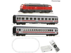 digitální set Z21 newGen multiMaus Geoline s dieselovou lokomotivou 218 DB AG Roco 5110011