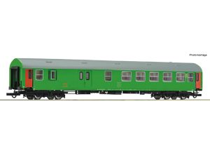 osobní vůz 2.třídy zelený se zavazadlovým prostorem ZSSK Roco 6200233