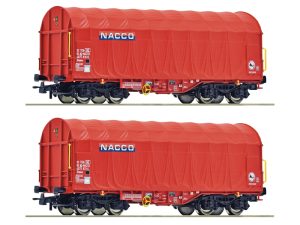 set vozů krytých plachtou NACCO Roco 6600226