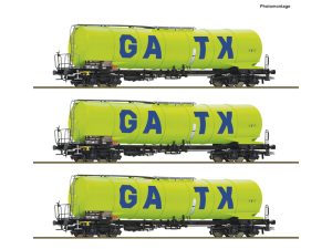 set kotlových vozů Zacns GATX Roco 6600277