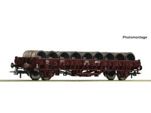 plošinový vůz Klms s cívkami SNCF Roco 6600300