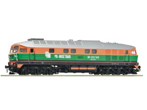 dieselová lokomotiva BR-232-049 Pol-Miedz Trans DCC se zvukem Roco 7310081