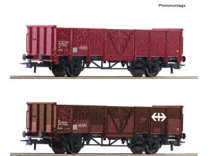 set otevřených vozů L7 SBB Roco 77034