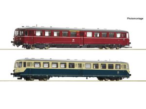 motorový vůz 515 537-9 s řídícím vozem 815 DB DCC se zvukem Roco 7710016