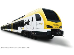 elektrická jednotka FLIRT 3 Arverio DCC se zvukem Roco 7710033