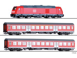 základní sada osobního vlaku s dieselovou lokomotivou TRAXX DBAG Tillig 01505