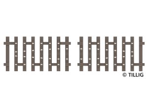 kolejové podloží záchytné koleje oboustranné 2 x 41,5mm koncové Tillig 83191