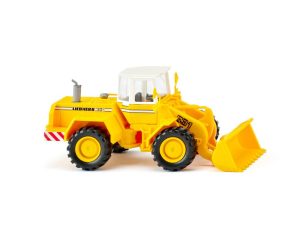 Liebherr kolový nakladač žlutý Wiking 65110