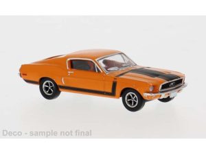 Ford Mustang oranžový, 1968 Brekina 19616