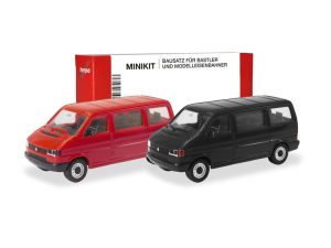 MiniKit VW T4 bus červený + černý Herpa 012805-003