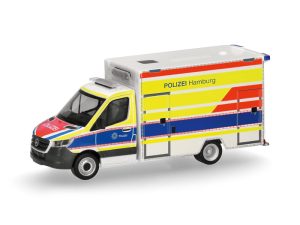 MB Sprinter 18 záchranářské vozidlo Polizei Hamburg Herpa 099332