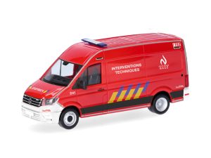 VW Crafter skříň Technický zásahový tým hasičského sboru Herpa 099387