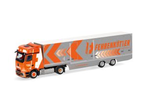 MB Actros L ProCabin Gigaspace skříňový návěs Fehrenkötter Herpa 321440
