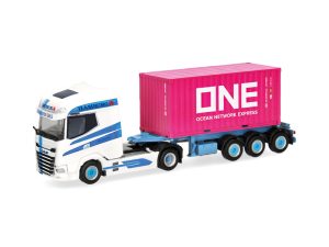 DAF XG+ kontejnerový návěs, Wiek Spedition - ONE Herpa 321563