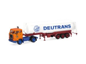 Volvo F88 silo návěs, Deutrans Herpa 321600