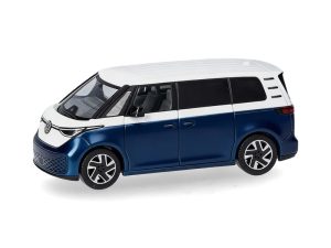 VW ID.Buzz People Bi-Color, modrý/bílý Herpa 431132-002