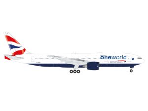 B777-200 oneworld G-YMMU British Airways Herpa 539135