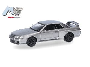 Nissan Skyline GTR32, šedý Herpa 87MC000094