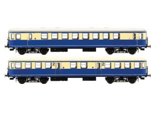 set dvou přípojných vozů ÖBB set 2 HE Jägerndorfer 23200