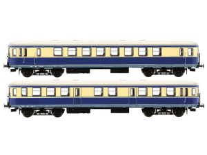 set dvou přípojných vozů ÖBB set 3 HE Jägerndorfer 23300