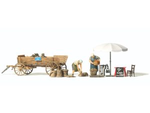 na trhu prodej brambor Preiser 10742