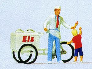 prodavač zmzliny se zákazníkem Preiser 28126