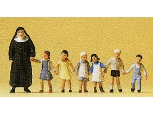 chůva s dětmi Preiser 75029