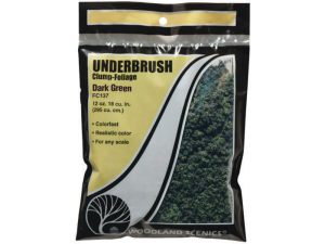 foliáž jemná/střední tmavě zelená Woodland Scenics FC137