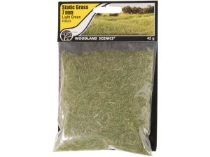 statická tráva světle zelená 7mm Woodland Scenics FS623