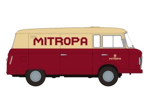 Barkas B 1000 skříň Mitropa, 1960 Brekina 30129