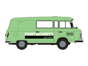 Barkas B 1000 polobus Fortschritt Service, 1980 Brekina 30235