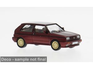 VW Rallye Golf tmavě červený, 1989 Brekina PCX871597