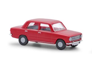 Fiat 124 červený Busch 87025