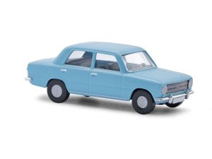 Fiat 124 modrý Busch 87027