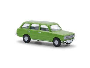 Fiat 124 kombi zelený Busch 87077