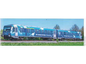 motorový vůz BR 628 423 reklamní Gäubodenbahn DB AG VI.epocha Liliput L163212