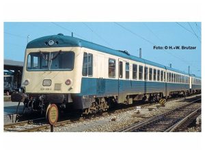 motorový vůz 628 008-5 a 628 018-4 tyrkysový IV.epocha Liliput L163217