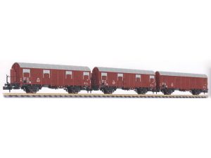 set zavřených vozů Glmhs 50 DB III.epocha Liliput L260146