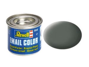 barva Revell emailová - 32166: matná olivově šedá (olive grey mat) Revell 32166