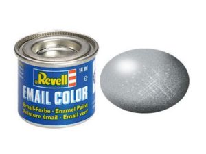 barva Revell emailová - 32190: metalická stříbrná (silver metallic) Revell 32190