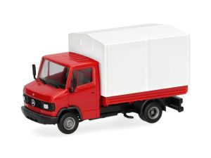 MB T2 plachtový, červeno bílý Herpa 099509