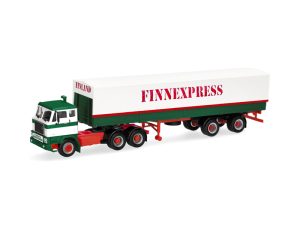 Volvo F88 plachtový návěs Finnexpress Herpa 321631