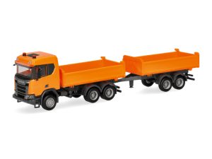 Scania CR ND XT sklápěč s přívěsem Herpa 321679