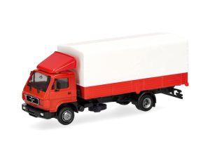 MAN G90 plachtový červeno bílý Herpa 321754
