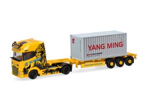 DAF XG+ kontejnerový návěs Acargo/YangMing Herpa 321914